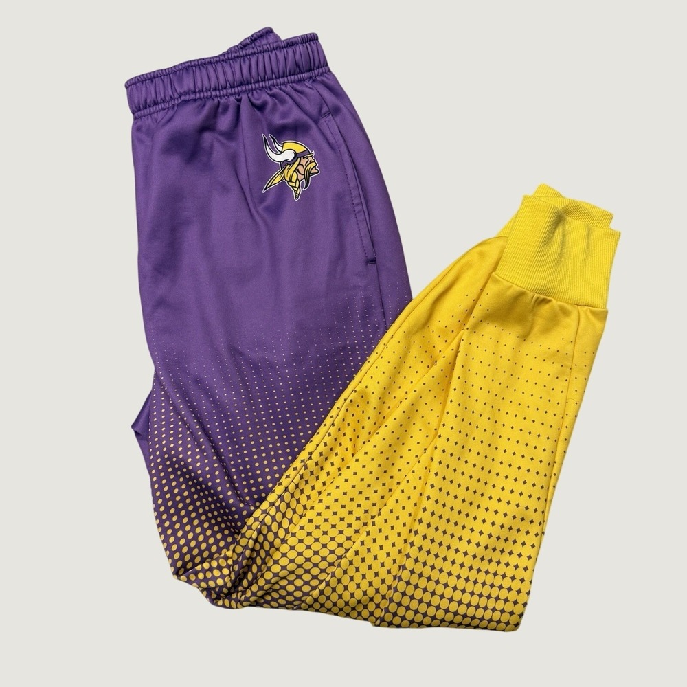 Men's FOCO Purple Minnesota Vikings Gradient Jogger Pants Size Medium